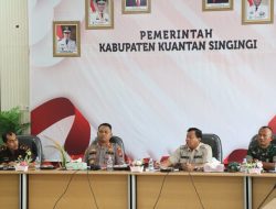 Polres Kuansing bersama Forkopimda Gelar Rapat Koordinasi Pencegahan, Pengendalian dan Penanggulangan Karhutla