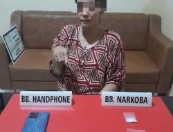 Wanita Pemasok Sabu Asal Pekanbaru Dibekuk Tim Ojoloyo Polres Kampar