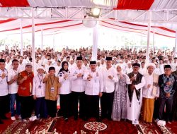 Ribuan Warga Binaan Rutan Cipinang Ikuti Maulid Akbar Nabi Muhammad SAW 1445 H Yang Dimeriahkan Abah H Komar 4 Sekawan