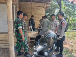 Sinergitas TNI-POLRI Desa Nanggung Wilayah Hukum Polsek Nanggung Sambang Warga Dan Cegah TPPO