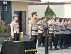 Kapolres Bogor Pimpin Upacara Penyerahan Jabatan Para Kasat dan Kapolsek Jajaran Polres Bogor