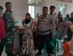 Sinergitas TNI – Polri Melaksanakan Giat Pelayanan Pengamanan Kegiatan Masyarakat Wilayah Hukum Polsek Sukamakmur
