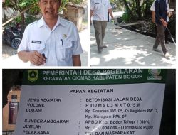 Monitoring dan Evaluasi Samisade Desa Pagelaran Kecamatan Ciomas Kabupaten Bogor