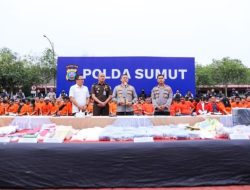 Polda Sumut Ringkus 1058 Tersangka Narkoba