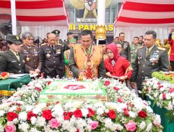 Pangdam XII/Tpr Pimpin Upacara dan Syukuran HUT ke-78 TNI