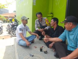 Bhabinkamtibmas Wilayah Hukum Polsek leuwiliang Polres Bogor Sambangi Warga Sampaikan Pesan Kamtibmas dan Himbauan TPPO