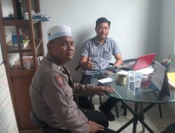 Bhabinkamtibmas Desa Tamansari Wilayah Hukum Polsek Tamansari Melaksanakan silaturahmi Dengan Desa Binaan dan Ajak Jaga Kamtibmas Serta Cegah TPPO