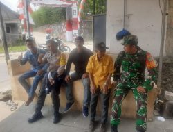 Sinergitas TNI – Polri Wilayah Hukum Polsek CWI (Ciawi) Polres Bogor Melaksanakan Sambang Warga dan Sinergitas TNI/POLRI Ajak Jaga Kamtibmas Serta Cegah TPPO