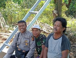 Bhabinkamtibmas Wilayah Hukum Polsek Jasinga Polres Bogor Giat Sambang Sampaikan Pesan Kamtibmas dan Ajak Cegah TPPO
