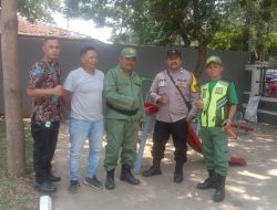 Bhabinkamtibmas Wilayah Hukum Polsek Cibinong Polres Bogor Sambang Untuk Menyampaikan Pesan Kamtibmas dan Ajak Cegah TPPO