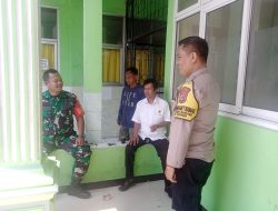 Sinergitas TNI-POLRI Wilayah Hukjm Polsek Caringin Sambang Warga Veri Himbauan Kamtibmas dan Ajak Cegah TPPO