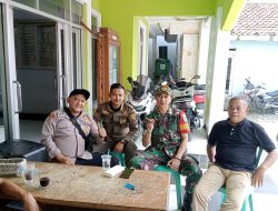 SINERGITAS TNI-POLRI DESA HAMBARO WILAYAH HUKUM POLSEK NANGGUNG POLRES BOGOR SAMBANG WARGA BERI PESAN KAMTIBMAS DAN AJAK CEGAH TPPO