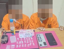 Edar Sabu, Dua Warga Segati Diamankan Satresnarkoba Polres Pelalawan