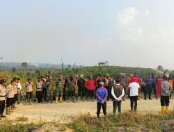 Kapolres dan Bupati Pelalawan Turun Langsung Verifikasi ke Lokasi Karhutla di Taman Nasional Teso Nilo