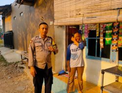 Bhabinkamtibmas Wilayah Hukum Polsek Parungpanjang Polres Bogor Sambangi Warga Sampaikan Pesan Kamtibmas dan Ajak Cegah TPPO