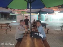 Bhabinkamtibmas Wayah Hukum Polsek Jasinga Polres Bogor Giat Sambang Sampaikan Pesan Kamtibmas dan Ajak Cegah TPPO