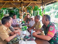 Sinergitas TNI – Polri Wilayah Hukum Polsek Caringin Polres Bogor Bersama Perangkat Forkompicam Beri Pesan Kamtibmas dan Ajak Jaga Kamtibmas Serta Ajak Cegah TPPO