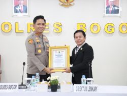 Polres Bogor Raih Penghargaan Presisi Award dari Lemkapi