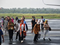 Ibu Wakil Presiden Hj Wury Ma’ruf Amin Bersama Rombongan Kunjungi Provinsi PBD