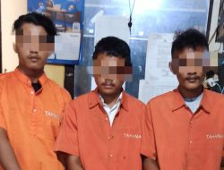 Sering Transaksi di Samping Surau, Tiga Pelaku Narkoba Ditangkap Polsek Kampar