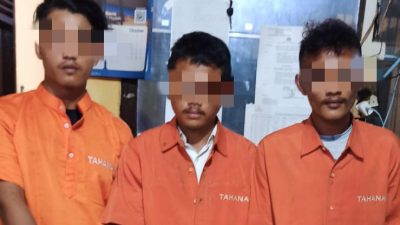 Sering Transaksi di Samping Surau, Tiga Pelaku Narkoba Ditangkap Polsek Kampar
