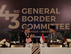 Prabowo: RI dan Malaysia Telah Aktifkan Lagi 14 Pos Perbatasan Pasca Covid-19