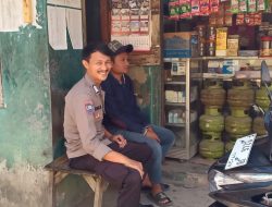 Bhabinkamtibmas Wilayah Hukum Polsek Leuwiliang Polres Bogor Sambangi Warga Sampaikan Pesan Kamtibmas dan Ajak Cegah TPPO