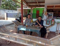 Bhabinkamtibmas Wilayah Hukum Polsek Klapanunggal Silahturahmi Menyampaikan Pesan Kamtibmas dan Ajak cegah TPPO Warga Binaan