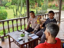 Silaturahmi Sambang Warga Binaan Wilayah Hukum Polsek CSR (Cisarua) Polres Bogor Bhabinkamtibmas Ajak Jaga Kamtibmas dan cegah TPPO