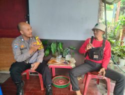 Bhabinkamtibmas Wilayah Hukum Polsek Tamansari Polres Bogor Melaksanakan Sambang Kepada Tokoh