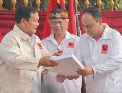 Terima Dukungan Projo, Prabowo: Saya Sepenuh Hati Bersatu dengan Jokowi, Tidak Lain di Depan dan Belakang