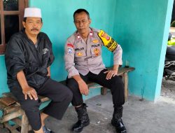 Bhabinkamtibmas Wilayah Polsek Cibinong Polres Bogor Silaturahmi Tokoh Masyarakat Edukasi TPPO dan Ajak Jaga Kamtibmas