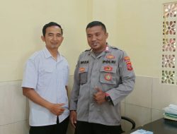 Bhabinkamtibmas Wilayah Hukum Polsek Leuwiliang Polres Bogor Sambangi Warga Sampaikan Pesan Kamtibmas