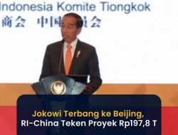 Bapak Jokowi Terbang ke Beijing, RI-China Teken Proyek Rp 197,8 T