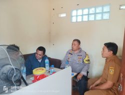 Bhabinkamtibmas Wilayah Hukum Polsek Cileungsi Polres Bogor Polda Jabar Sambang Kantor Desa Ajak Jaga Kamtibmas dan Cegah TPPO