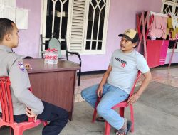 Bhabinkamtibmas Wilayah Hukum Polsek Klapanunggal Menjalin Kedekatan Dengan Warga Desa Klapanunggal dan Ajak Jaga Kamtibmas dan Cegah TPPO
