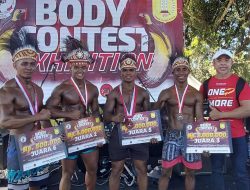 Yonif 751/Vira Jaya Sakti Kirimkan Tiga Petarungnya Untuk Mengikuti Body Contest Exhibition, Ketiganya Pulang Berkalung Medali