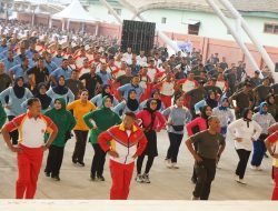 Olahraga Bersama TNI-Polri di Madiun, Panglima TNI Ingatkan Harus Netral dalam Pemilu 2024