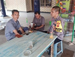 Jalin Silaturahmi Bhabinkamtibmas Wilayah Hukum Polsek Cileungsi Bersama Tokoh Masyarakat Beri Pesan Kamtibmas dan edukasi TPPO