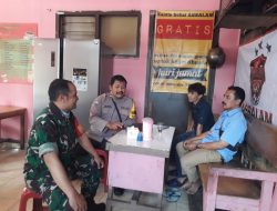 Sinergitas TNI – POLRI Wilayah Hukum Polsek Cibinong Polres Bogor, Melakukan Sambang Menyampaikan Himbauan Kamtibmas dan Cegah TPPO