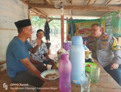 Wujud Sinergi Warga Masyarakat Bhabinkamtibmas Wilayah Hukum Polsek Cileungsi Beri Pesan Kamtibmas dan Ajak Cegah TPPO