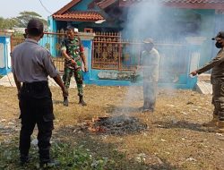 Akibat Membakar Sampah Babinsa Koramil 01 Tambun Sasar Kampung Alas Malang