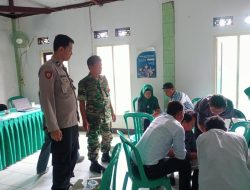 Sinergitas TNI – Polri Wilayah Hukum Polsek Jasinga Polres Bogor monitoring Wilayah Pengamanan serta Beri Pesan Kamtibmas pada Kegiatan Masyarakat