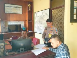 Piket Pawas Wilayah Hukum Polsek Ciomas Polres Bogor Laksanakan Monitoring SPKT Terhadap Pelayanan Masyarakat