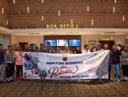 Polres Bogor Gelar Nobar Film Penuh Inspiratif ‘Aku Rindu’