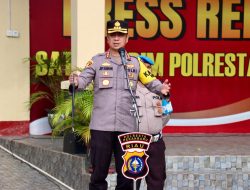 Kapolresta Pekanbaru Pimpin Apel Satgas Operasi Mantap Brata Lancang Kuning 2023-2024