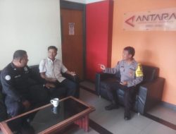 Satukan Visi Misi, Team OMB Humas Polda Riau Sambangi Kantor Berita Antara Biro Riau