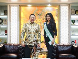 Menerima Puteri Bumi Indonesia 2023, Ketua MPR RI Bamsoet Dukung Wenda Yunita Tarigan Mewakili Indonesia