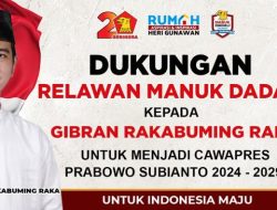 Manuk Dadali, Relawan Pendukung Prabowo Presiden dan Hergun Turut Deklarasikan Dukungan Gibran Dampingi Prabowo di Sukabumi