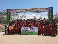 Satgas TMMD Digeruduk Puluhan Murid SDIT Ibnu Sina